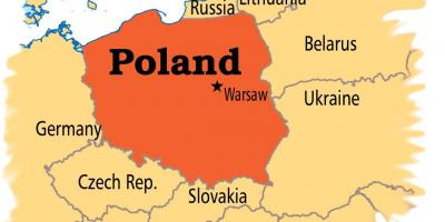 Polen Hauptstadt Karte